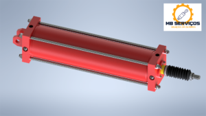 CILINDRO PNEUMÁTICO Ø127 x Ø25,4 x 500mm