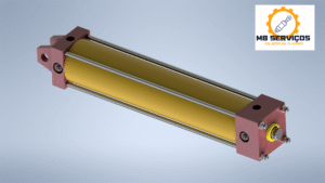 CILINDRO PNEUMÁTICO Ø82,5 X Ø25,4 X 400 MM