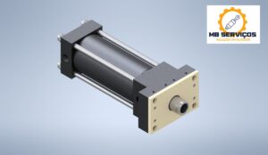 CILINDRO HIDRÁULICO GAVETA BPS Ø100 X Ø45 X 202