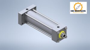 CILINDRO ELEVAÇÃO DA MESA BP21E22 Ø101,6 X Ø50,8 X 301 MM