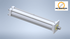 CILINDRO HIDRÁULICO ATIRANTADO 70704062412 Ø160 X Ø90 X 1150