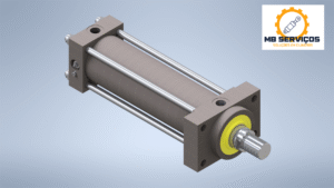 CILINDRO HIDRÁULICO FORNO DJ 70702922412 Ø100 X Ø56 X 301