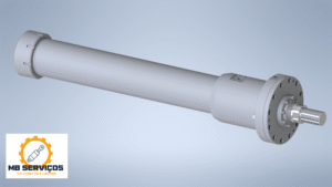 CILINDRO HIDRÁULICO PLANO MÓVEL BP21 Ø160 X Ø100 X 1017mm