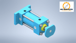 CILINDRO HIDR. DA CORTADEIRA DE CHAPA 69,8 x 25,4 x 60mm