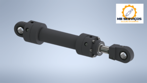CILINDRO HIDRÁULICO 80 X 56 X 355 MM